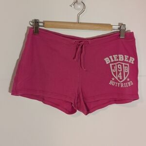Justin Bieber Pink Concert SWAG Shorts | Medium